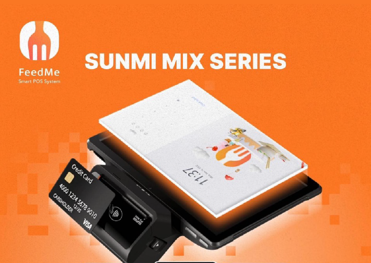 SUNMI Feed Me mobile payment case reference